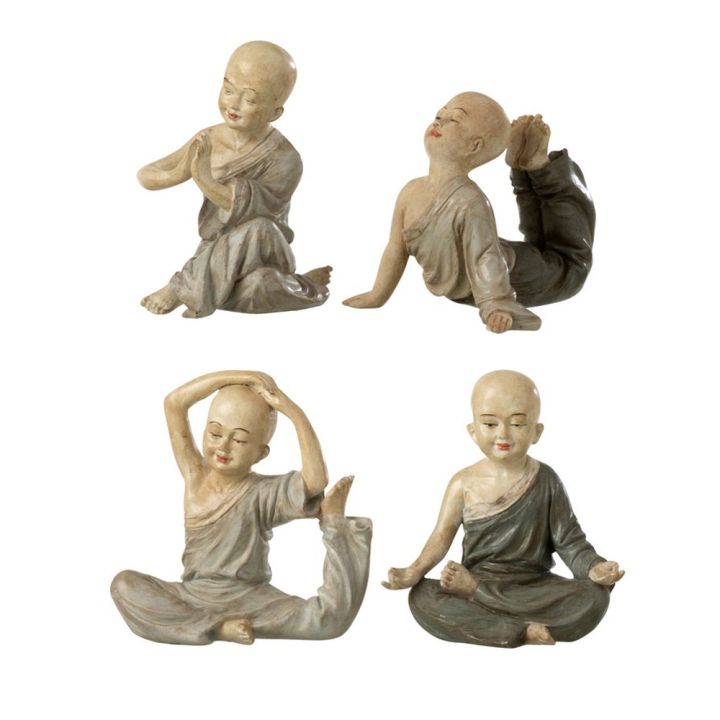 Yoga Monnikjes – Set van 4