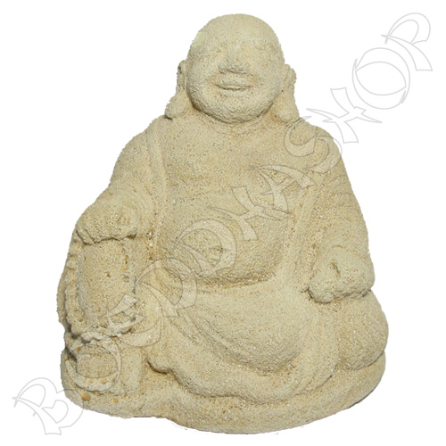 Happy Boeddha licht steen