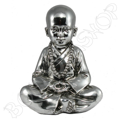 Zilvere Shaolin monnik meditatie
