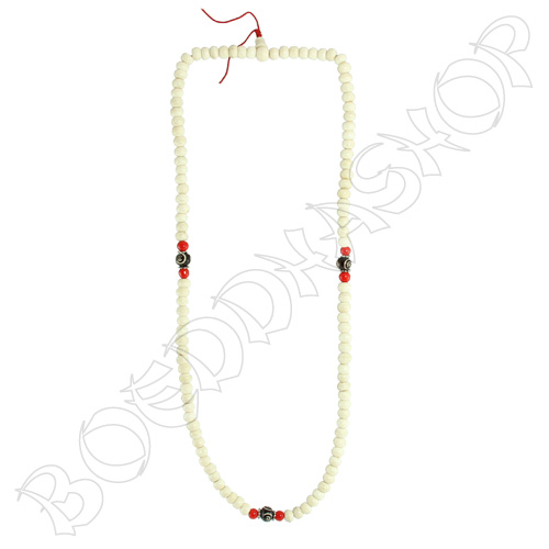Mala ketting wit yakbeen #2