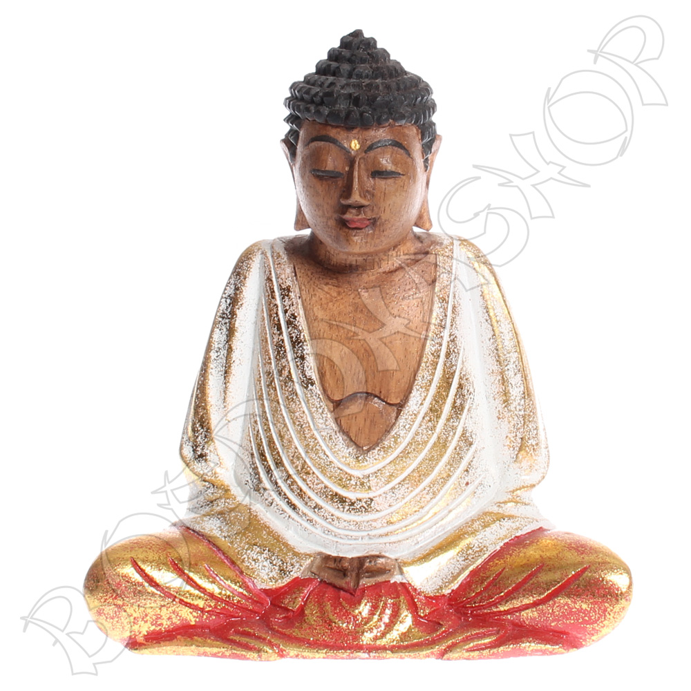 Gekleurde Japanse meditatie Boeddha