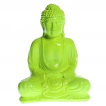 Fluor Boeddha groen/geel M