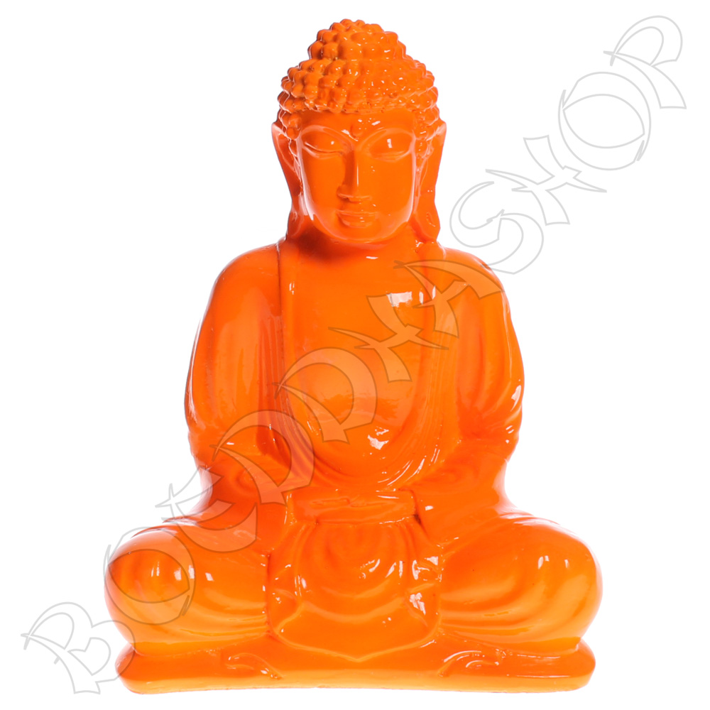 Fluor Boeddha oranje M