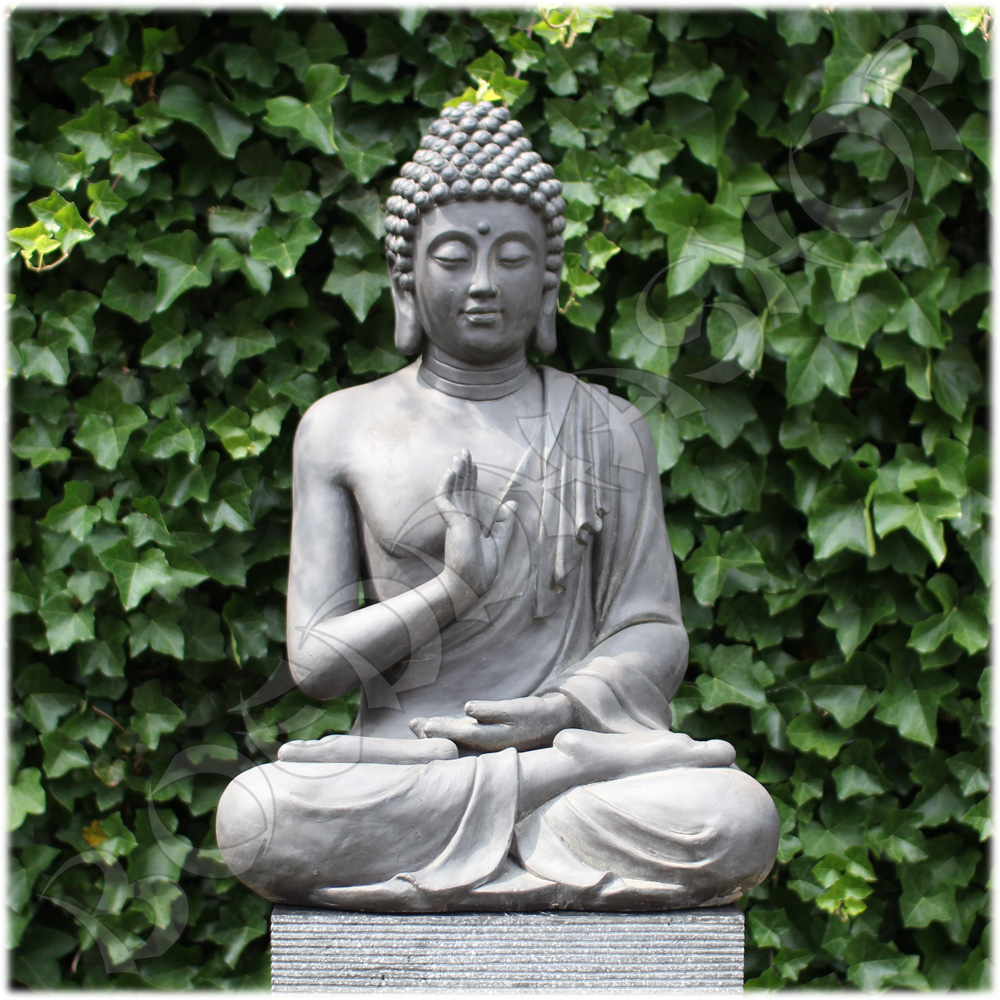 Of verkopen Kenia Tuinbeeld Boeddha namaskara donker XL | Boeddhashop