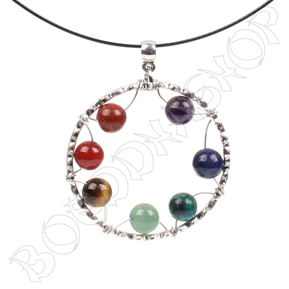 720_product Chakra ketting edelstenen mandala