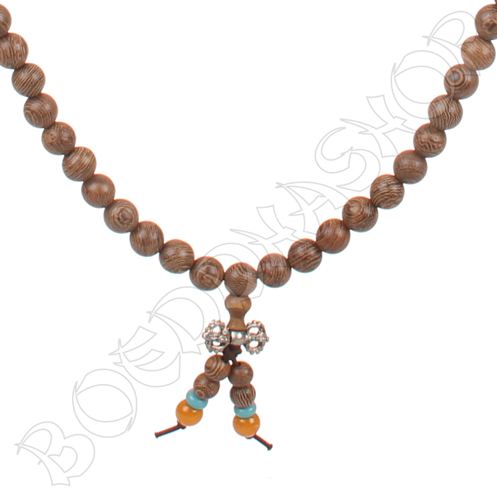 Mala ketting sandalhout naturel