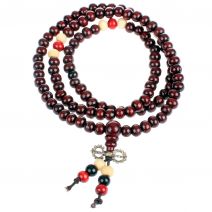 Mala ketting sandalhout rood