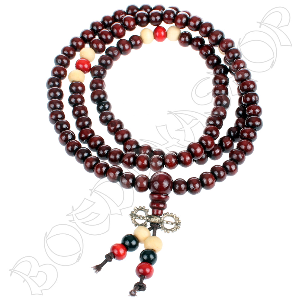 Mala ketting sandalhout rood