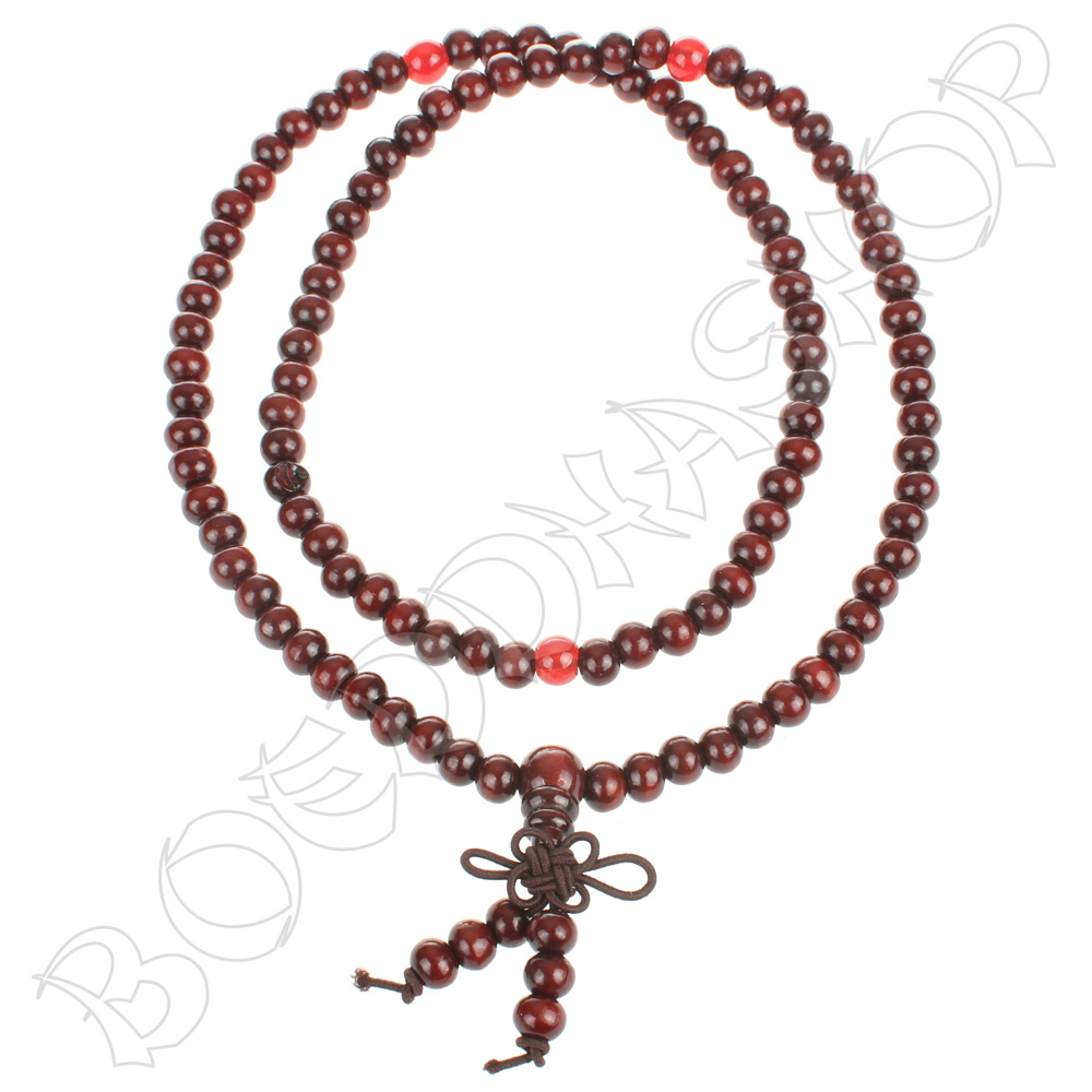 Mala ketting sandalhout rood #2