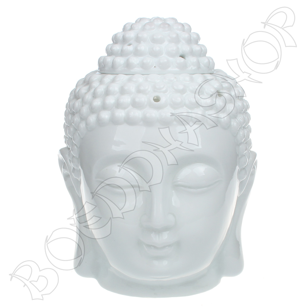 Olieverdamper Thais boeddha hoofd wit
