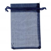 Organza zakjes 10x15 cm donkerblauw Organza zakjes 10x15 cm donkerblauw