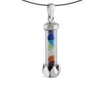 Lotus chakra ketting 925 zilver en edelstenen