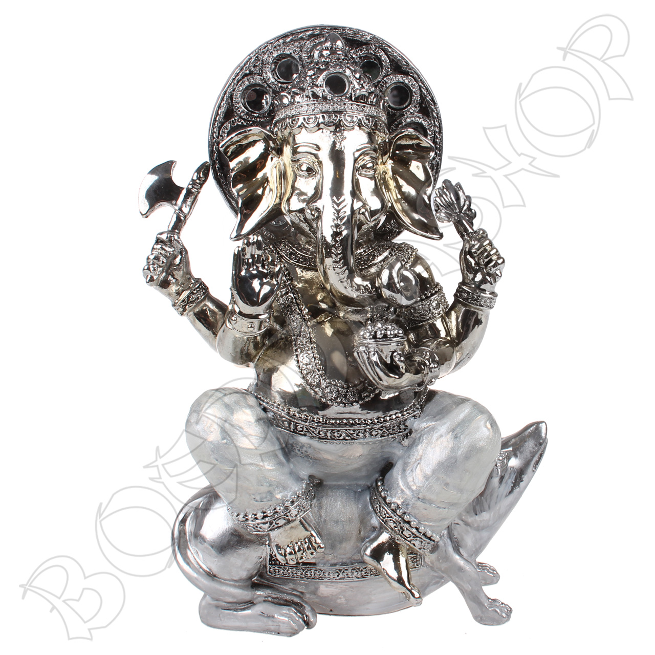 Ganesha op rat zilver